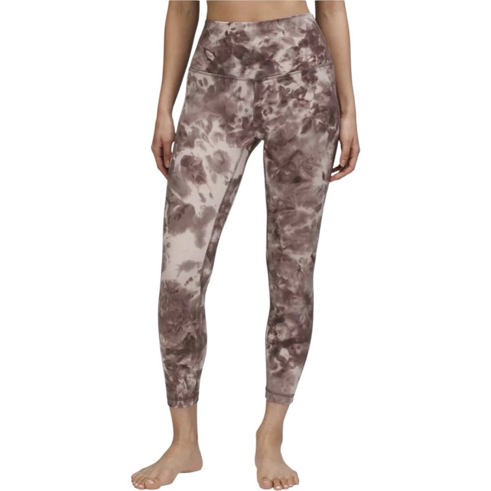 Lululemon Women Size 8 Align HR Diamond Dye Mink Berry Lunar Rock Active Legging